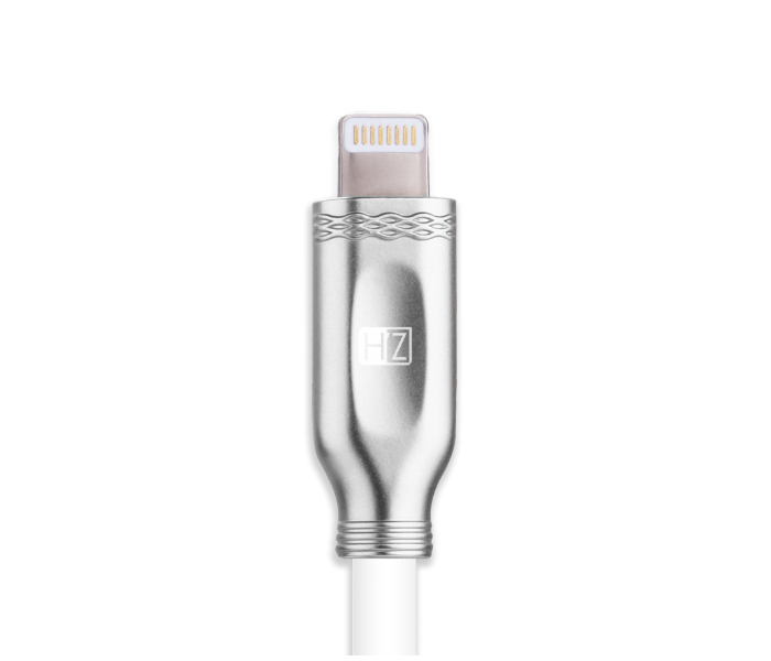 HeatZ ZCI06 2 Meter Metallic Smart Fast Lightning Cable - Silver - Zoom Image 1