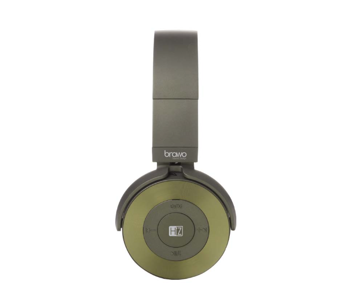 HeatZ ZB46 Wireless Bluetooth Stereo Headphone - Green - Zoom Image 2