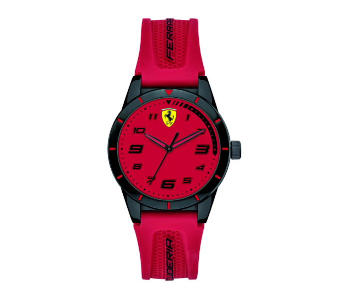 Scuderia Ferrari 0860008 Silicone Strap Analog Wrist Watch - Red - Zoom Image 1