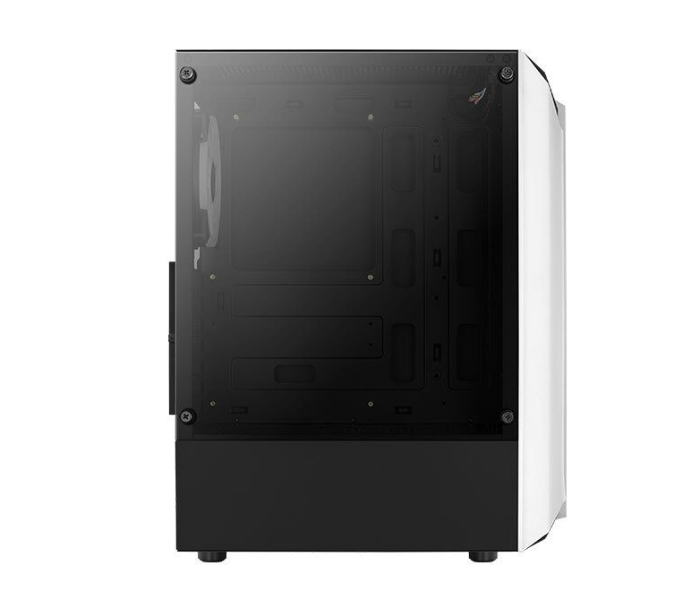 AeroCool Bionic ARGB Mid Tower Case - Black and White - Zoom Image 4