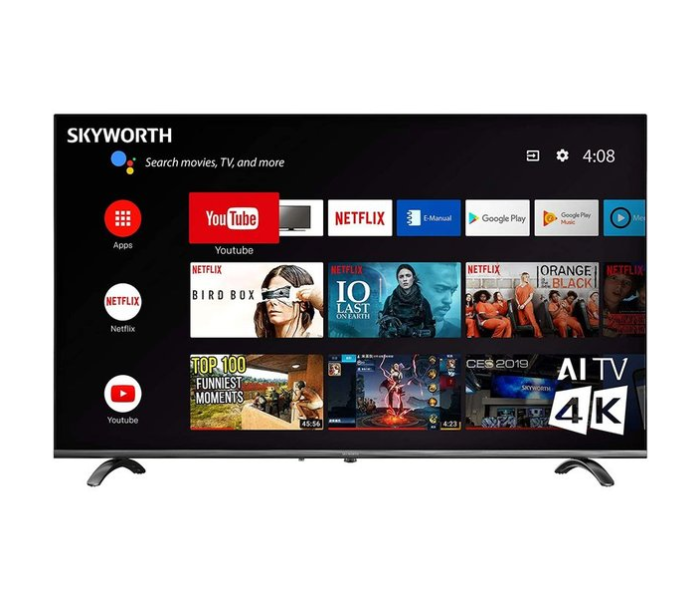 Skyworth 65UC5500 65 inch 4K UHD Android  Smart TV - Black - Zoom Image 1