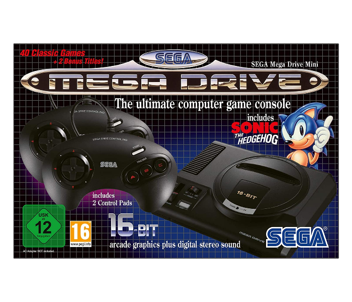 SEGA Mega Drive Mini Console - Black - Zoom Image 2