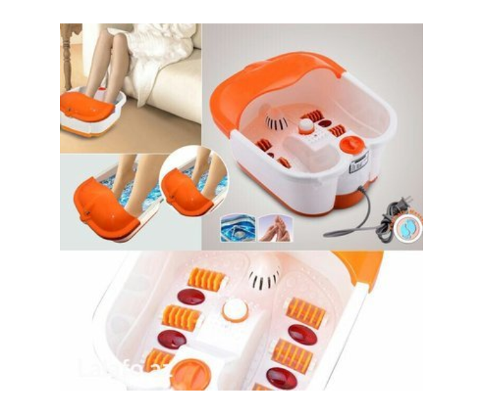 Multi-function SQ-368 Footbath Massager - Orange - Zoom Image 1