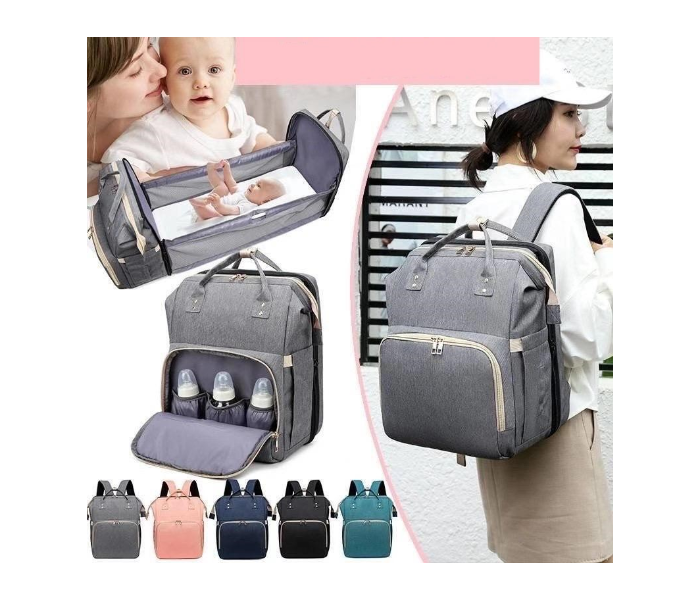 Jongo Multi Purpose Baby Care With Backpack Bag - Dark Cyan - Zoom Image