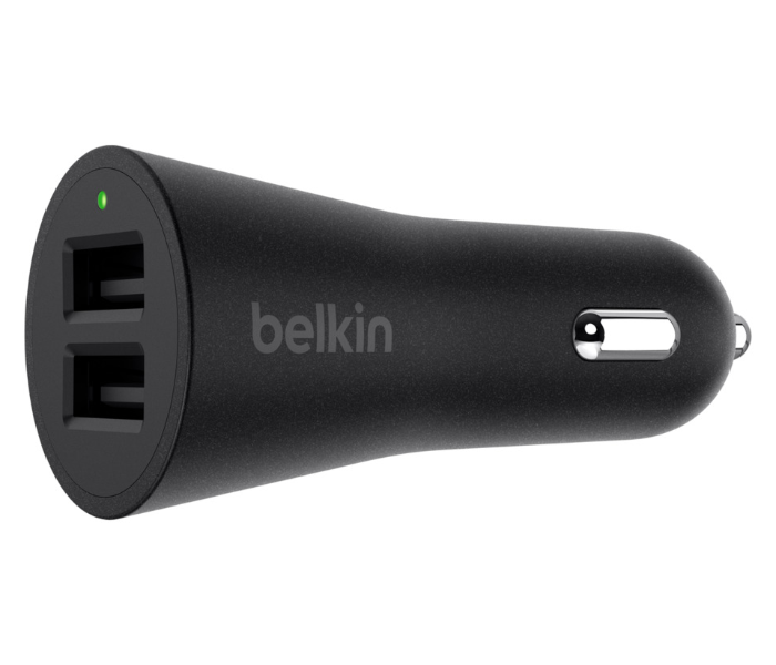 Belkin F8M930BTBLK 2-Port Car Charger - Black - Zoom Image 1