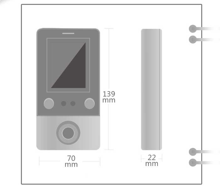 SIB CF1 Anti Vandal Standalone Facial Recognition Access Control - Zoom Image 2