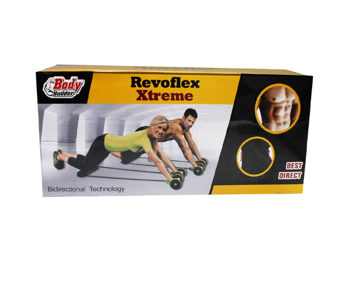 Body Builder 38-1125 Revoflex Extreme Double AB Roller - Black and Green - Zoom Image 4