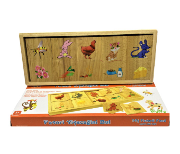 Brytostore BHT50686L Animal Food Matching Game - Zoom Image