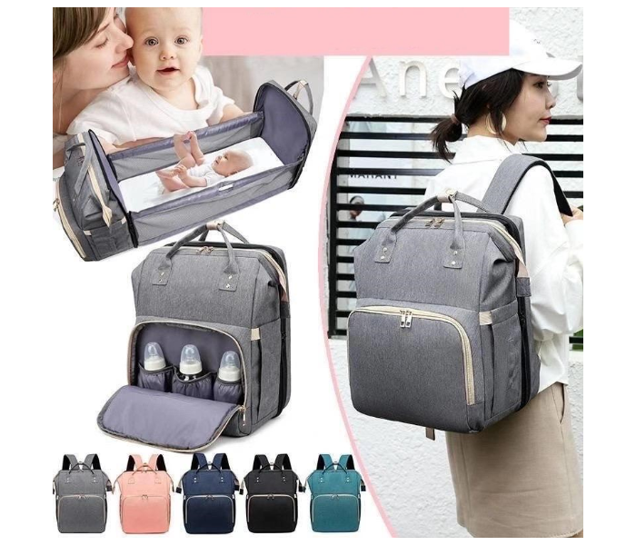 Jongo Multi Purpose Baby Care With Backpack Bag - Dark Blue - Zoom Image