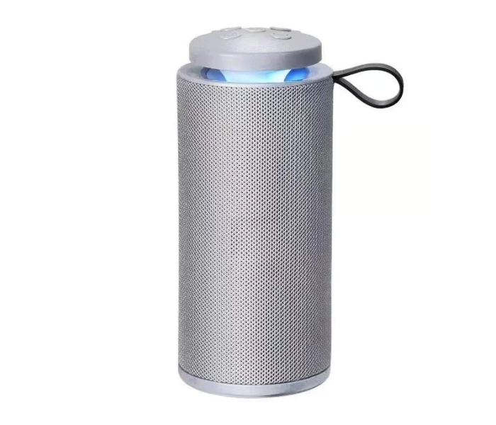 Portable TG112  Bluetooth Speaker with Powerful Sound - Silver - Zoom Image 1