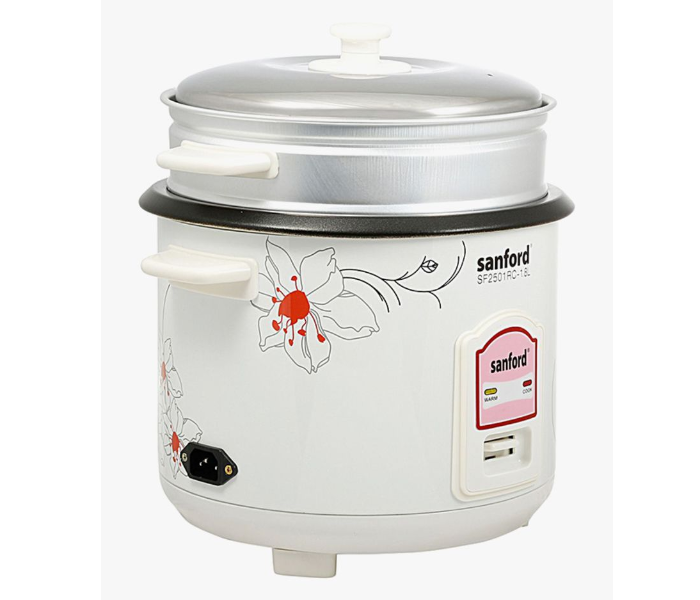 Sanford SF2501RC 1.8 Litre Automatic Rice Cooker - White - Zoom Image 2