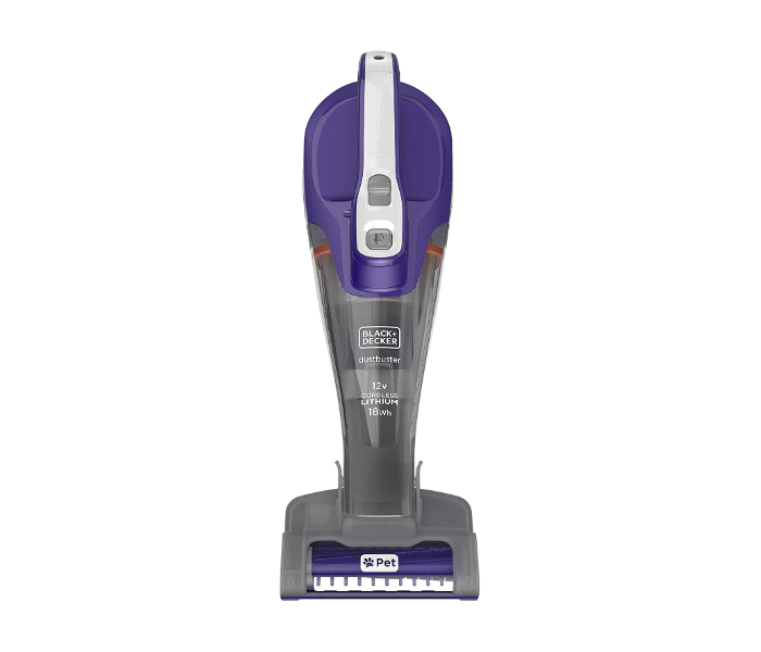 Black and Decker DVB315JP-GB 12V 1.5Ah Li-Ion Handheld Pet Care Vacuum Dustbuster - Blue - Zoom Image 2