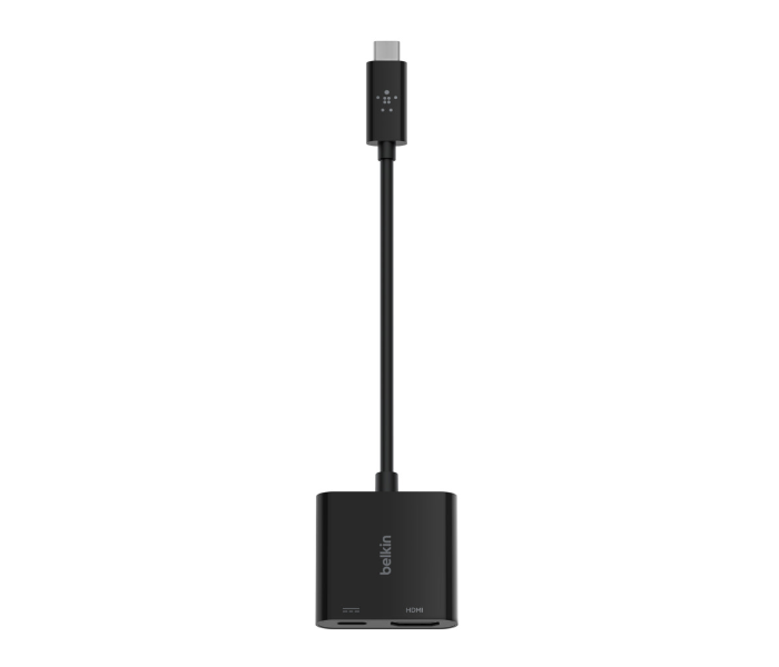 Belkin AVC002btBK USB C to HDMI Plus Charge Adapter - Black - Zoom Image 2