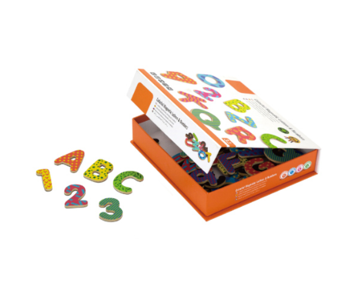 Brytostore BHT50375 77 Pieces Colorful Magnetic Letters and Numbers - Zoom Image