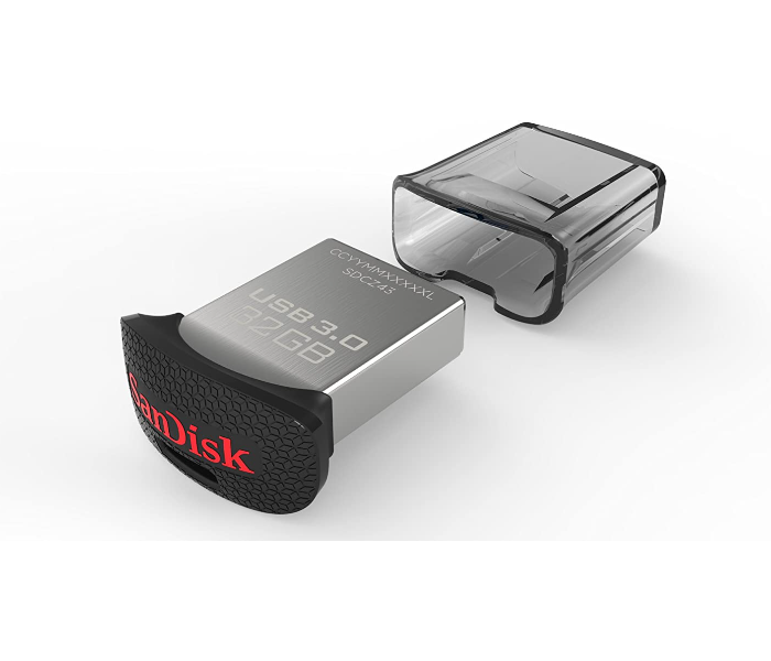 SanDisk SDCZ43-032G-GAM46 32GB Ultra Fit USB 3.0 150 Mb Per Sec Flash Drive - Black - Zoom Image 2