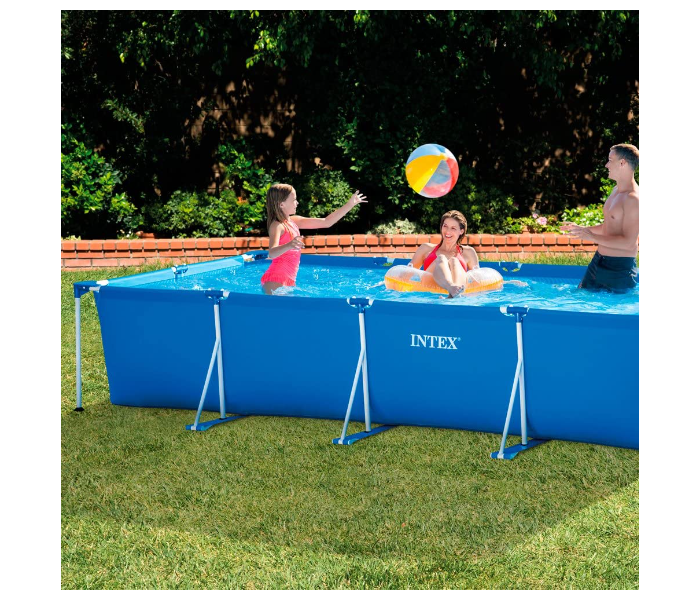 Intex 28273NP 7,127 Litre WF 4.50 x 2.20m x 84cm Small Frame Pools With Filter - Zoom Image 2