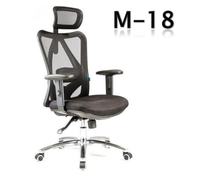 Semi M-18 Medical Chair With Tiltable Back - Black - Zoom Image