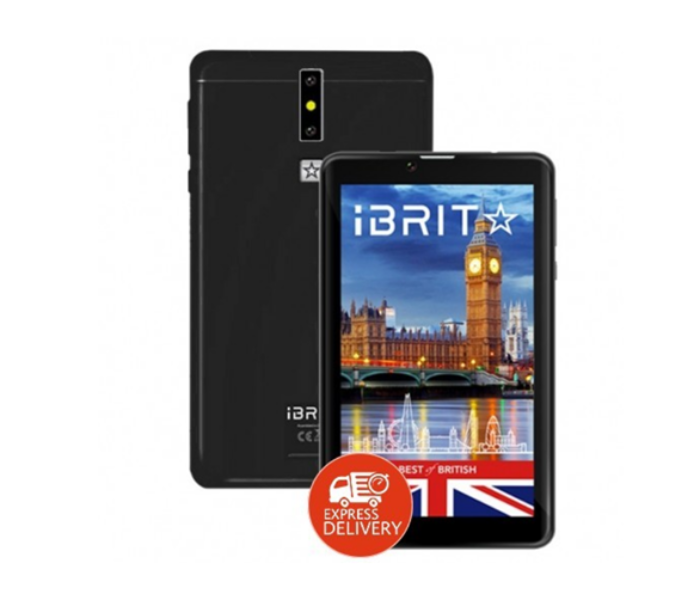 Ibrit Star Max 7 inch Phablet 1GB RAM 16GB Storage Tablet - Black - Zoom Image 2