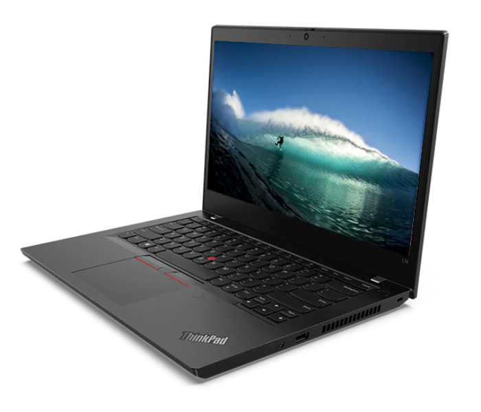 Lenovo ThinkPad L14 20U1S14M00 14 inch FHD Gen1 Intel Core i5-10210U 8GB DDR4 256GB SSD Integrated Intel Graphics Arabic-English Keyboard DOS - Black - Zoom Image 1