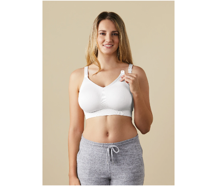 Bravado The Body Silk Seamless Nursing Bra Small - White - Zoom Image 3