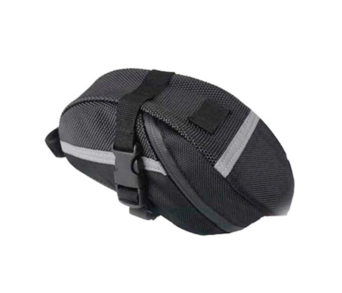 Waterproof Cycling Rear Saddle Bag with Reflector and Large Capacity - Black - Zoom Image 3