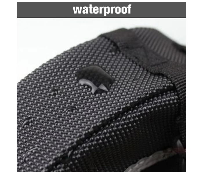 Waterproof Cycling Rear Saddle Bag with Reflector and Large Capacity - Black - Zoom Image 5