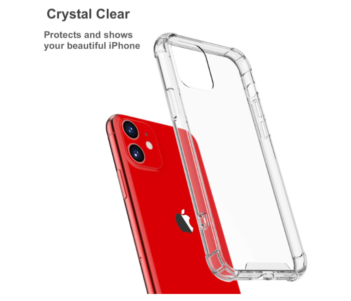 IP11 Anti-Scratch and Shock Proof with Durable Edges Made of Polyurethane Phone Case Compatible with iPhone 11- Transparent - Zoom Image 1