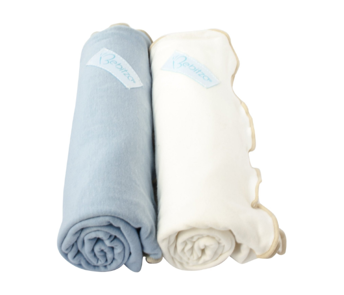 Bebitza Pack of 2 Antibacterial Baby Wraps - Cream - Zoom Image 2