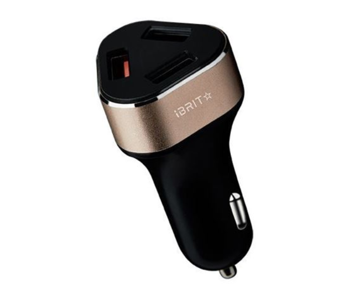 Ibrit Ranger TQ 3 Port USB Car Charger - Black - Zoom Image