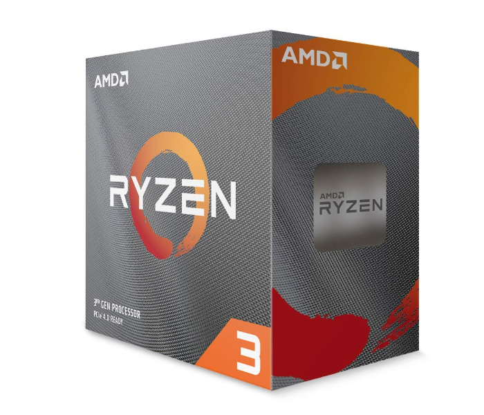 AMD 3000 Series Ryzen 3 3100 Processor 4 Cores 8 Threads 18MB Cache 3.6 GHz up to 3.9 GHz AM4 Socket 400 and 500 Series Chipset Desktop  - Zoom Image 2