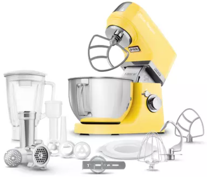 Sencor STM6356YL 4.5 Litre 1000 Watts Motor Food Processor – Yellow  - Zoom Image 1