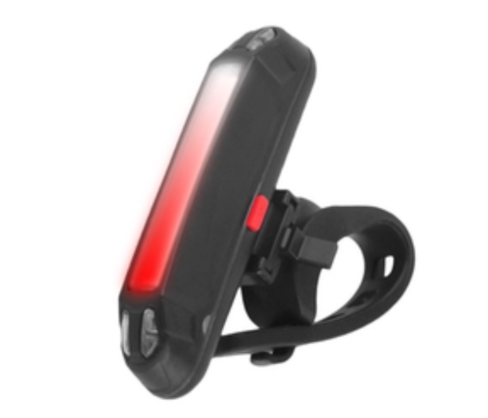 Rechargeable 6 Modes Cycling LED Front and Rear Light - Red and White - Zoom Image