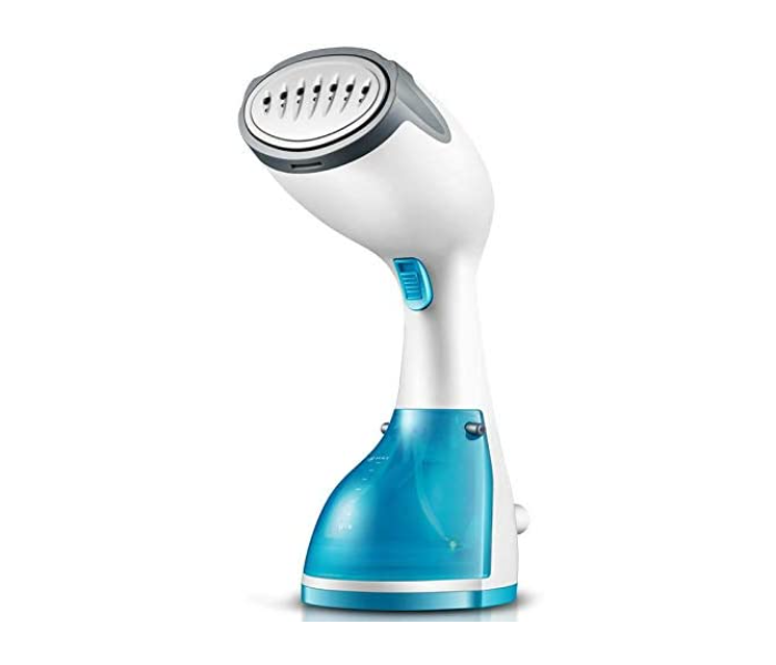 Portable Garment Steamer - White and Blue - Zoom Image 1