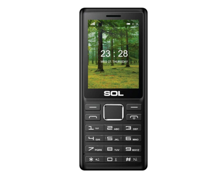 Sol Castor B2405 2.4inch Dual SIM Cellphone - Grey - Zoom Image 2