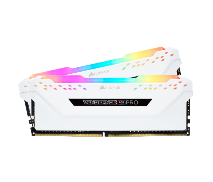 Corsair CMW16GX4M2D3600C18W Vengeance RGB PRO 16GB DDR4 DRAM 3600MHz C18 Memory Kit - White - Zoom Image 5