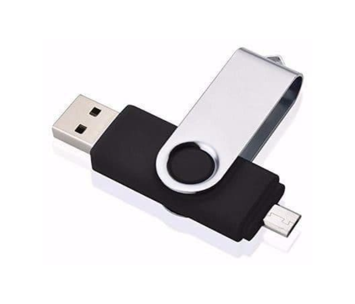 IPOS 64GB Flash Drive - Black and Silver - Zoom Image