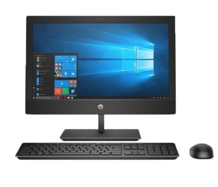 HP 400 G4 AiO 20 inch Intel Core i5 8500T 4GB RAM 500GB HDD Windows 10 Professional All in One Computer - Black - Zoom Image 1