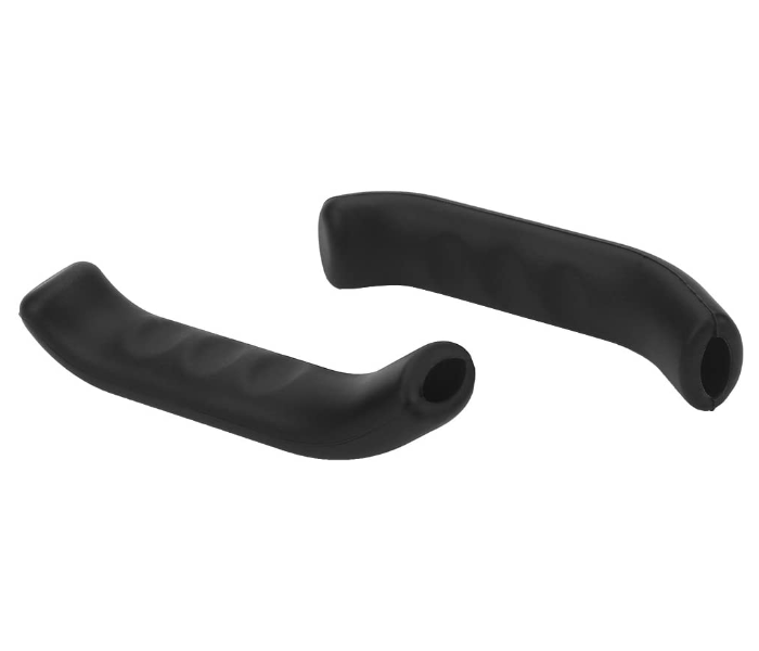 OEM 2 Piece Bicycle Lever Grips Protectors Cover Silicone Sleeve MTB Bike - Black - Zoom Image 3