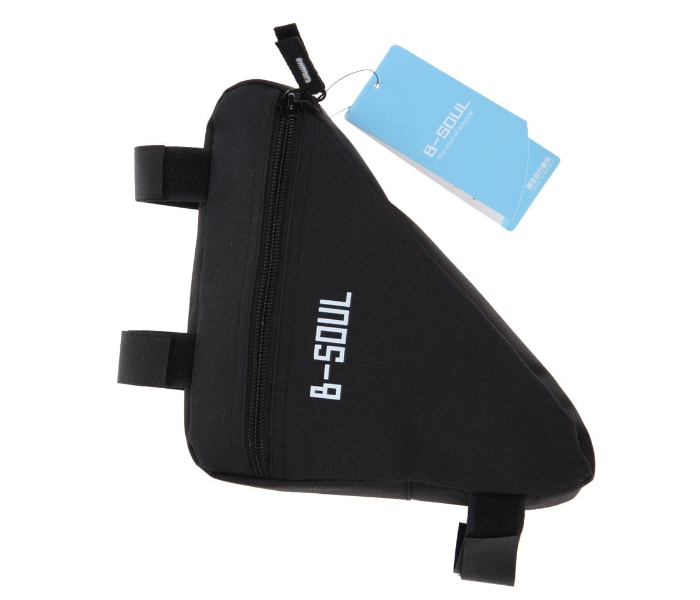 OEM Waterproof Triangle Cycling Bicycle Front Frame Pouch Saddle Bag - Black - Zoom Image 2