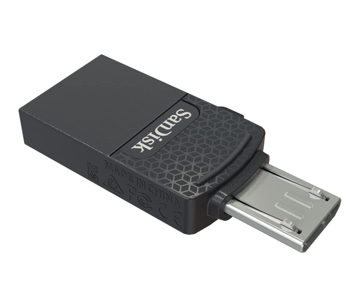 SanDisk SDDD1-016G-G35 USB 2.0 16GB Sandisk Dual Drive - Black - Zoom Image 4