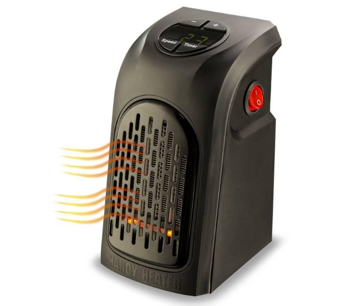 Jongo 350Watts Portable Electric Heater- Black - Zoom Image 1