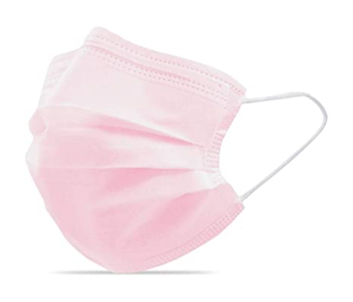 TMH-078 50Pieces Disposable Face Mask - Pink - Zoom Image