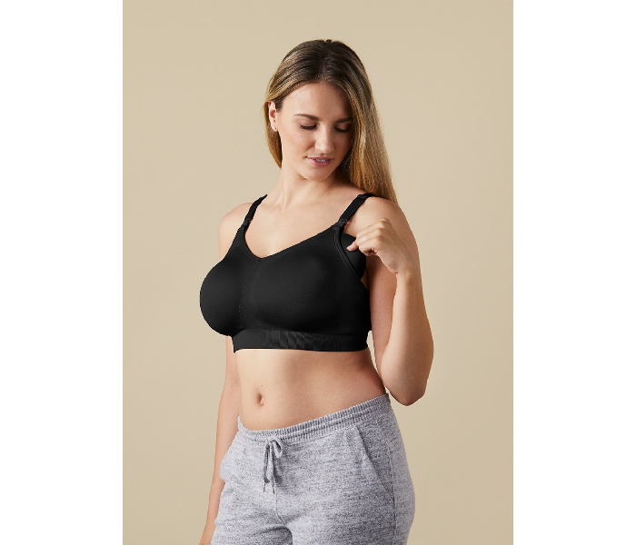 Bravado The Body Silk Seamless Nursing Bra Extra Large - Black - Zoom Image 4