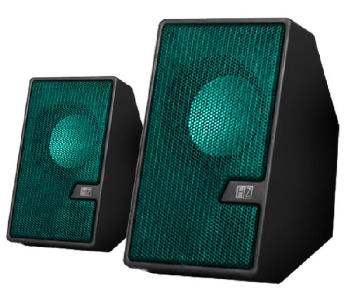 Heatz ZS15 Wired USB Speaker 2.0 for Laptop- Black - Zoom Image