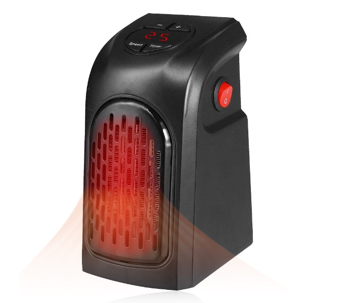 Jongo 350Watts Portable Electric Heater- Black - Zoom Image 2