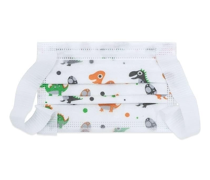 TMH-047 50pieces Kids Dinosaur Mask - White - Zoom Image