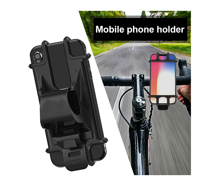 Mobile Phone Holder For Bicycle And Scooters - Black - Zoom Image 6