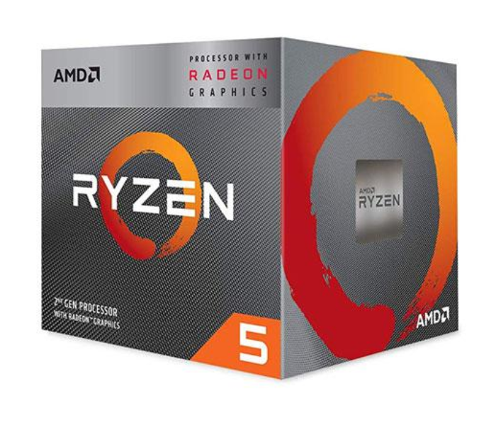 AMD Ryzen 5 2nd Gen APU 3400G on AM4 Socket with Radeon Vega 11 Graphics 4 Cores 8 Threads 4.2GHz Boost Clock 6MB Cache - Zoom Image 3