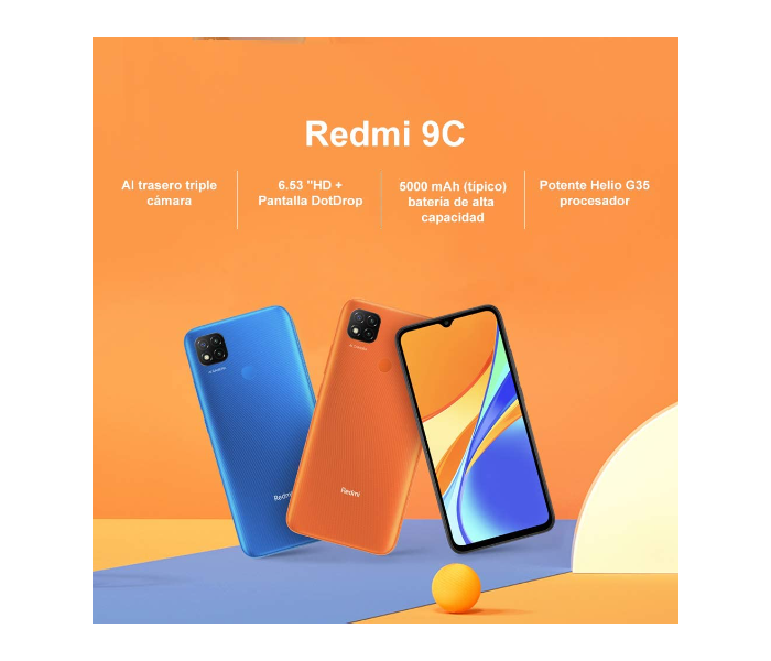 Xiaomi Redmi 9C 3GB RAM 64GB Storage Smartphone - Twilight Blue - Zoom Image 4