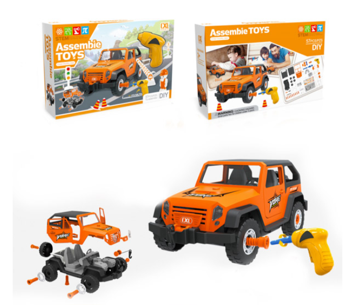 Brytostore BHTCLS20053C 57 Pieces Assemble Toys - Zoom Image